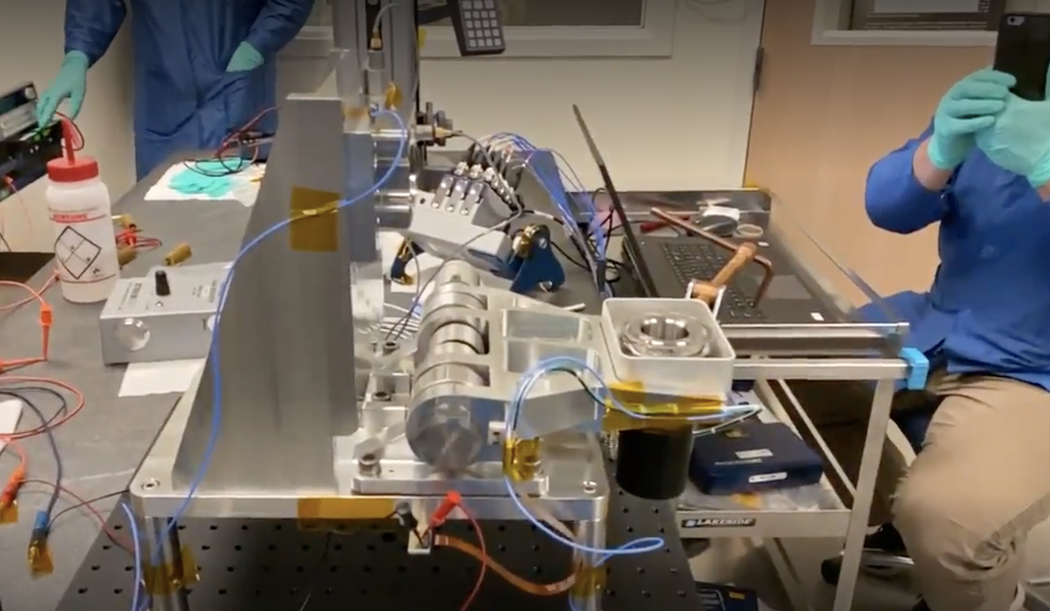 CPF Lab Work Continued at LASP During COVID Pandemic