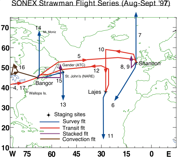 The Sonex Flight Plan Map